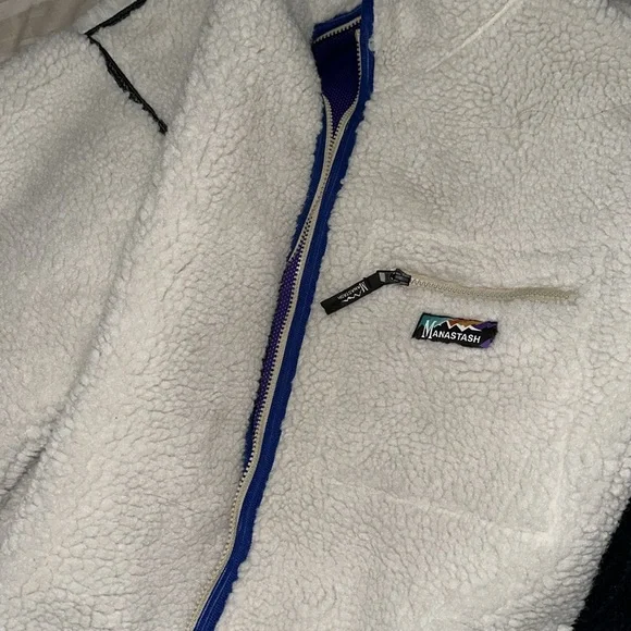 NWT! Manastash Mt. Gorilla Fleece Jacket XL Ivory Cream